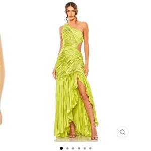 Mac Duggal green Gown